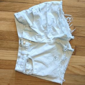 Free People white shorts